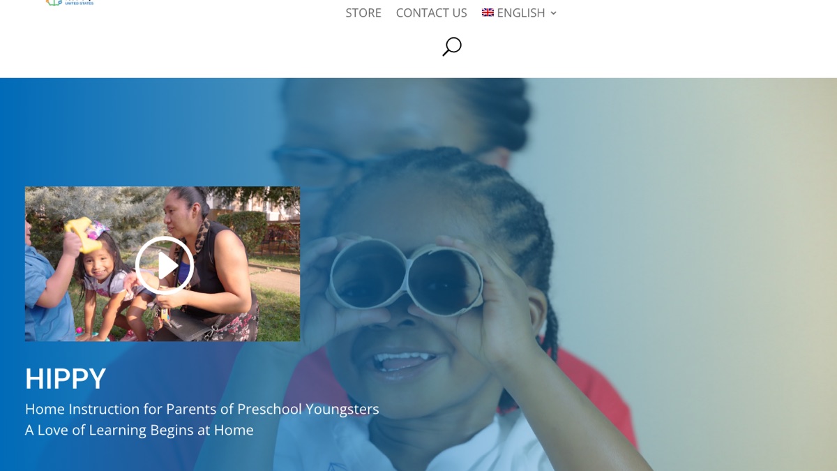 HIPPY USA website homepage — built by WebJIVE